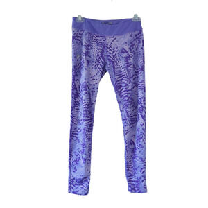 Under Armour HeatGear Girls Fitted Legging Youth Large Purple